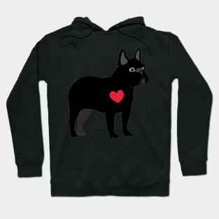 Black French Bulldog Hoodie